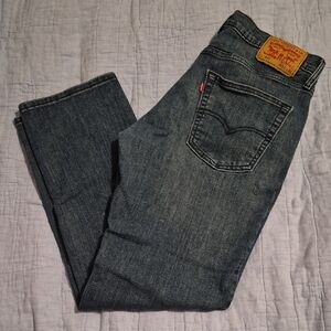 Levi's Men's Dark Indigo Straight Jeans